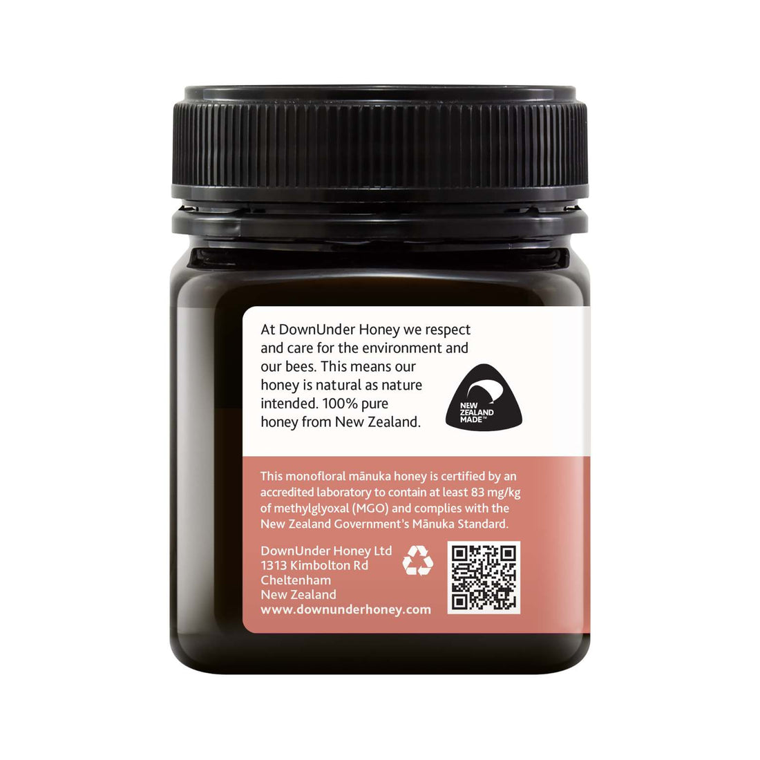 UMF 5+ Manuka Honey (MGO 83+) 8.8oz